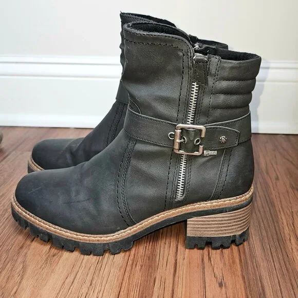 Spring Step Relife Smokies R-TEX Water-Resistant Black Boots – Size 41 - Picture 7 of 9